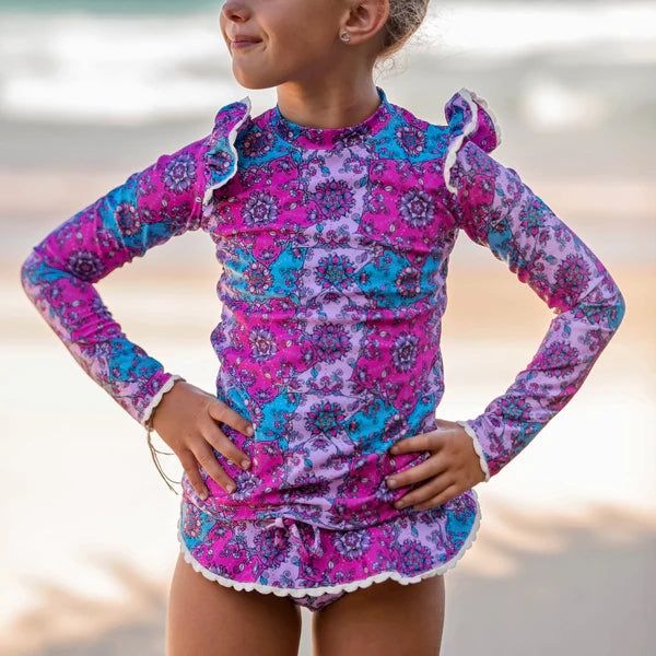 Fernleigh Avenue - Ruby Girls Rash Guard Set