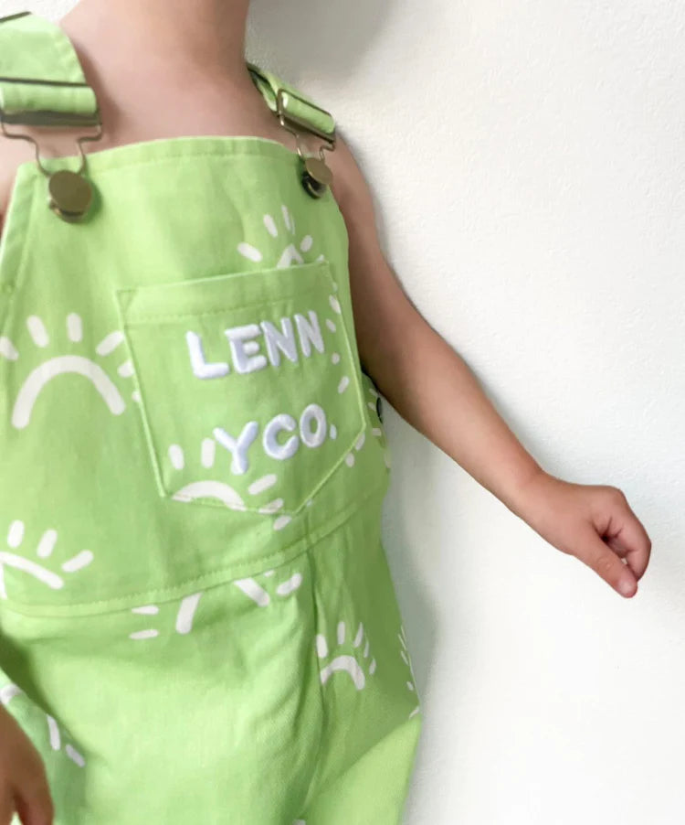 Lennyco - Sunny Days Overalls | Cool Green