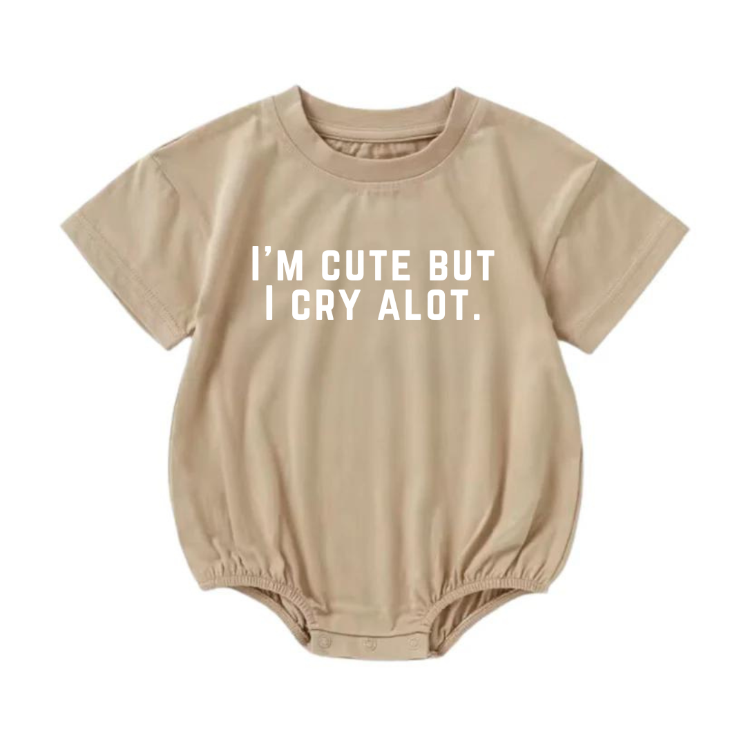 MLW By Design - I'm Cute T-shirt Romper | Various Colours