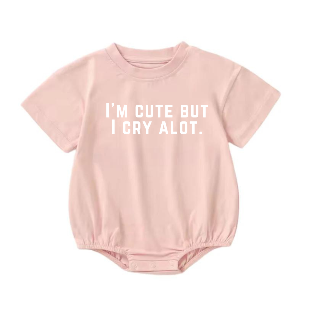 MLW By Design - I'm Cute T-shirt Romper | Various Colours