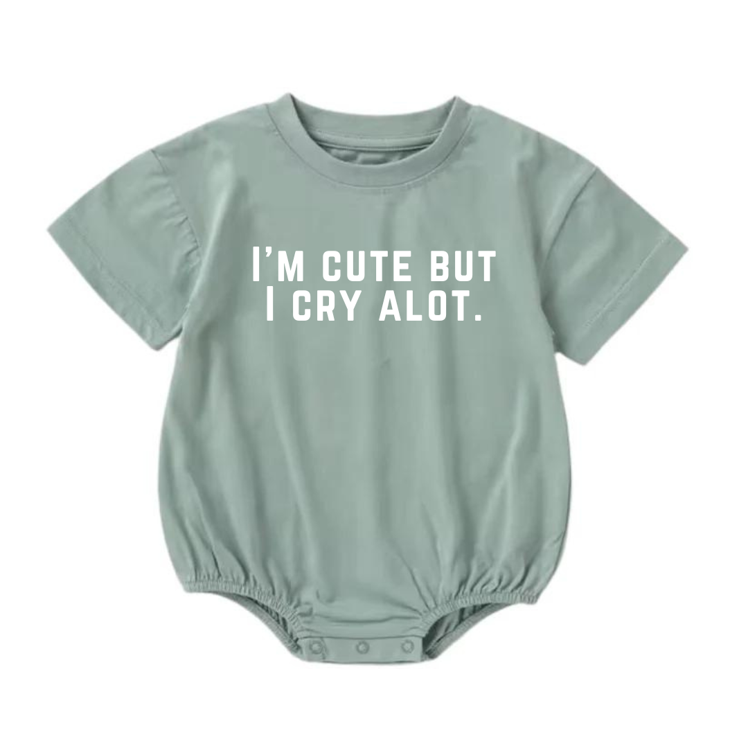 MLW By Design - I'm Cute T-shirt Romper | Various Colours