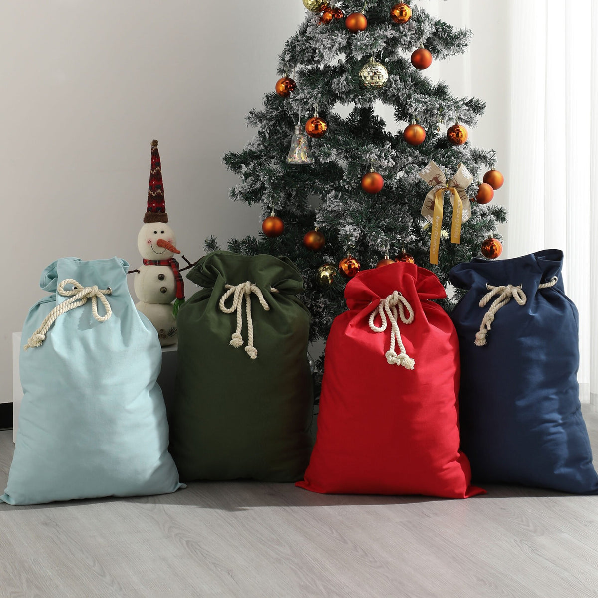 Timber Tinkers - Personalised Canvas Santa Sack | Various Colours