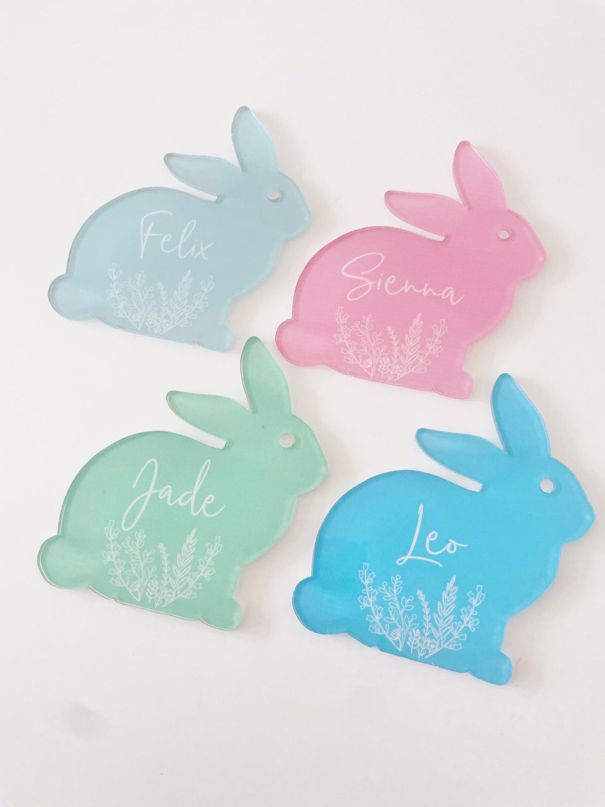 Timber Tinkers - Personalised Coloured Easter Tag