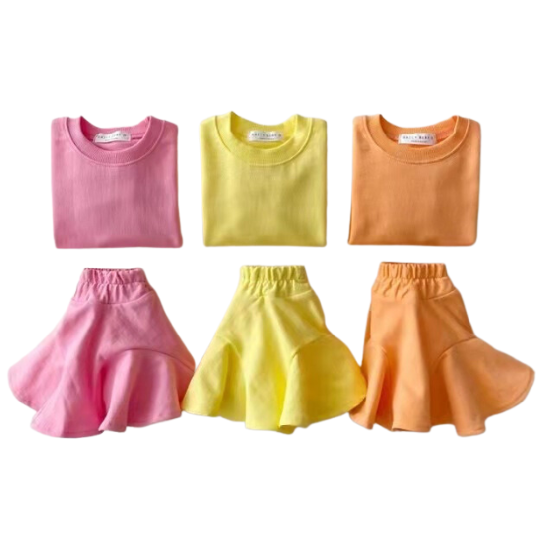 Sweatshirt & Skirt Set | 3 Colours