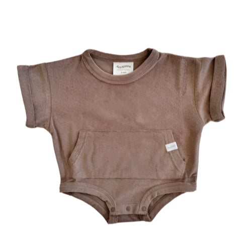 All Fenix - Mini Terry Romper | Latte