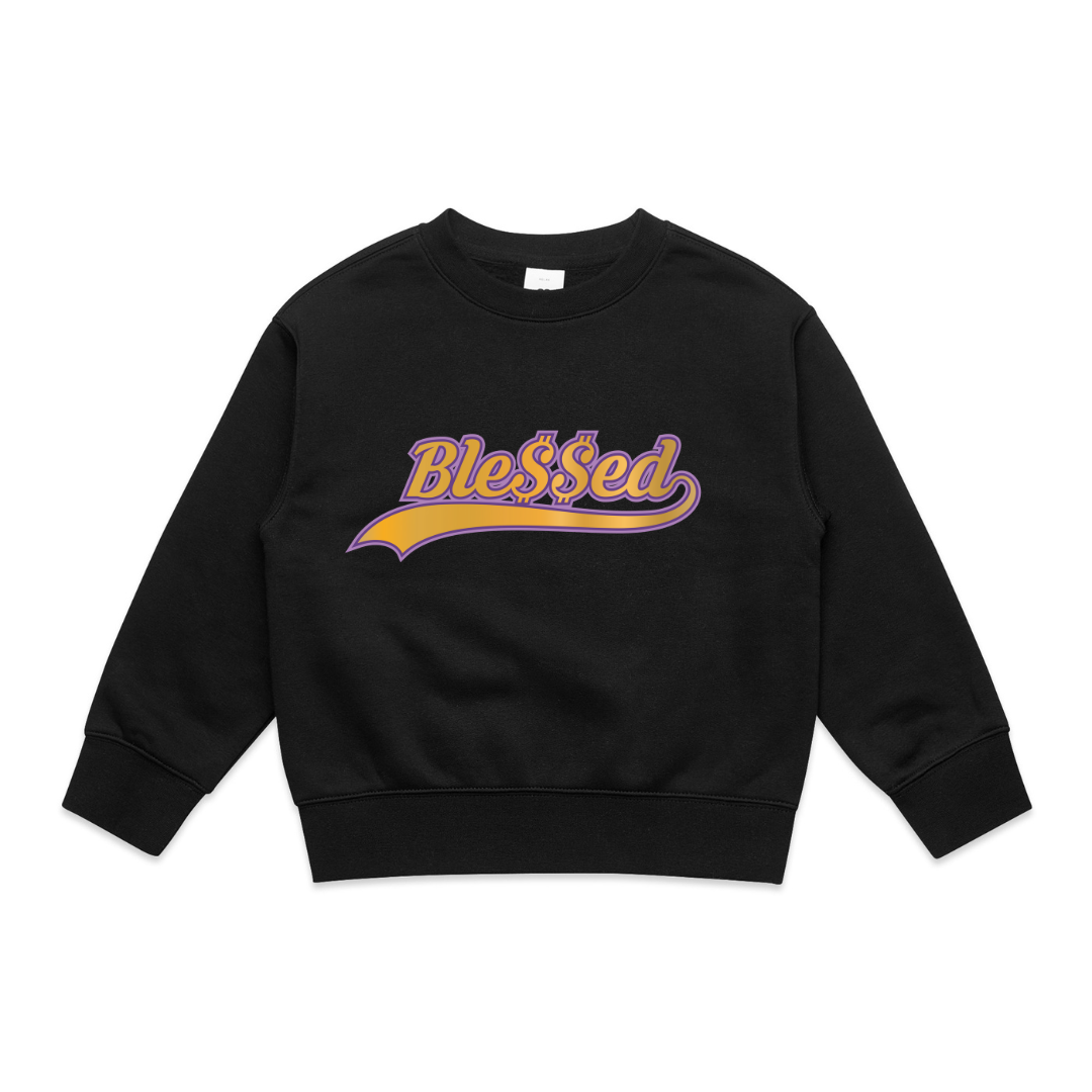 MLW By Design - Ble$$ed Fleece Oversized Crew