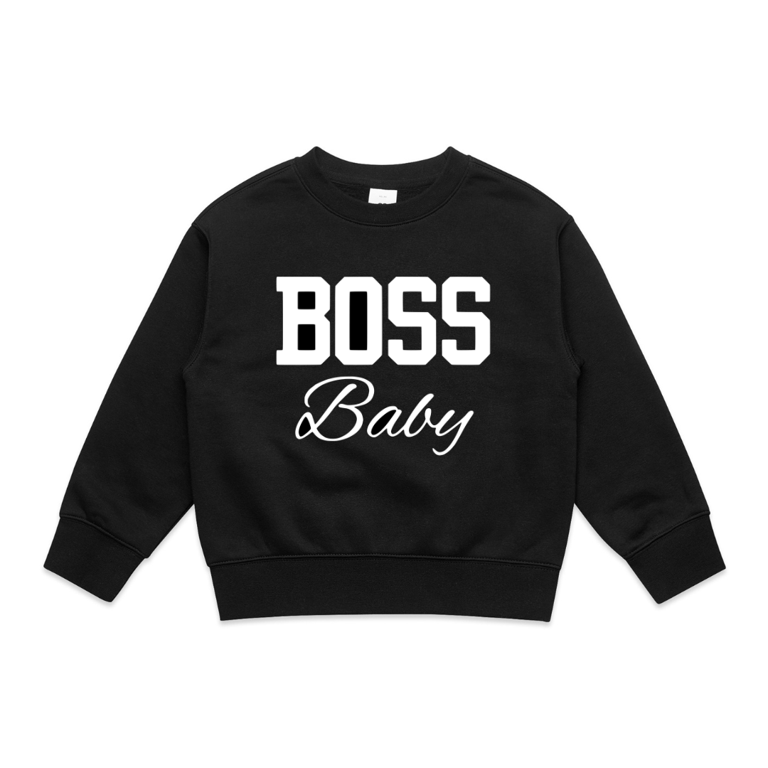 MLW by Design - BOSS Baby Fleece Oversized Crew