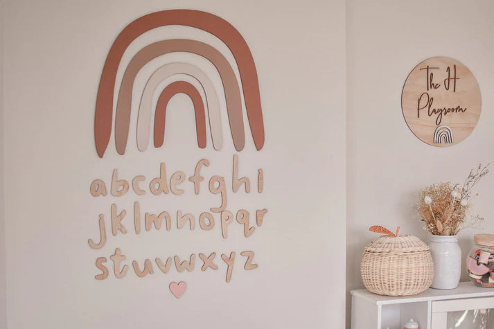 Timber Tinkers - Alphabet Wall