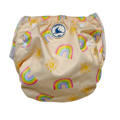 Little E & Co - Reusable Swim Nappy | Rainbows