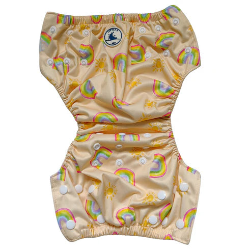 Little E & Co - Reusable Swim Nappy & Mini Wet Bag | Rainbows