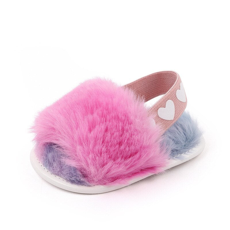 Fluffy Slides | Various Colours