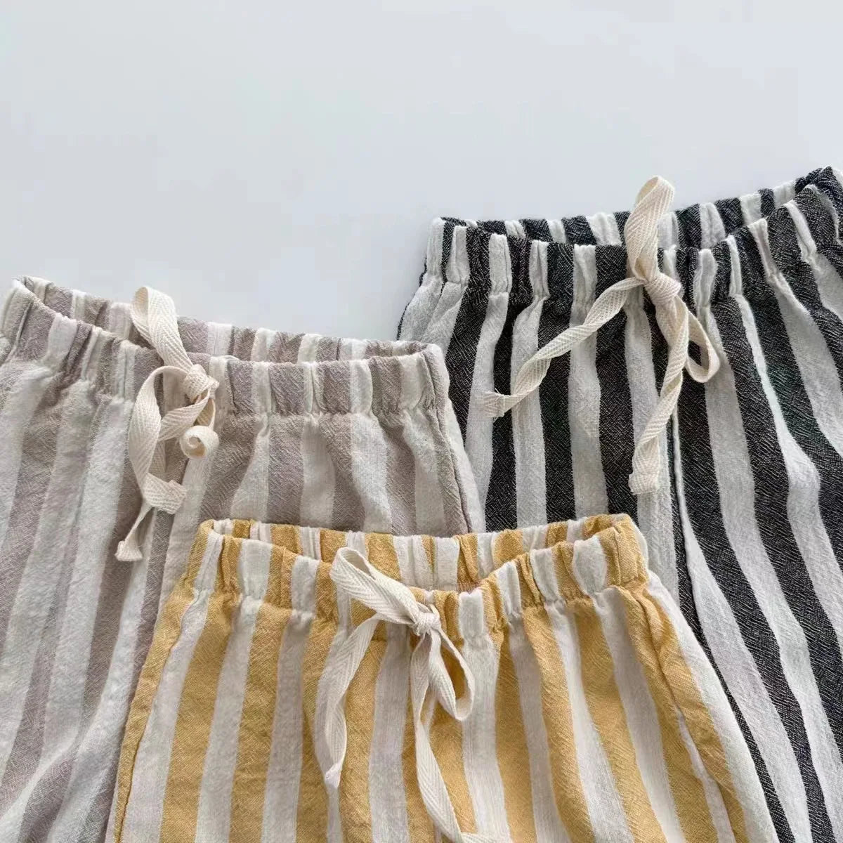 Linen Stripe Pants | 3 Colours