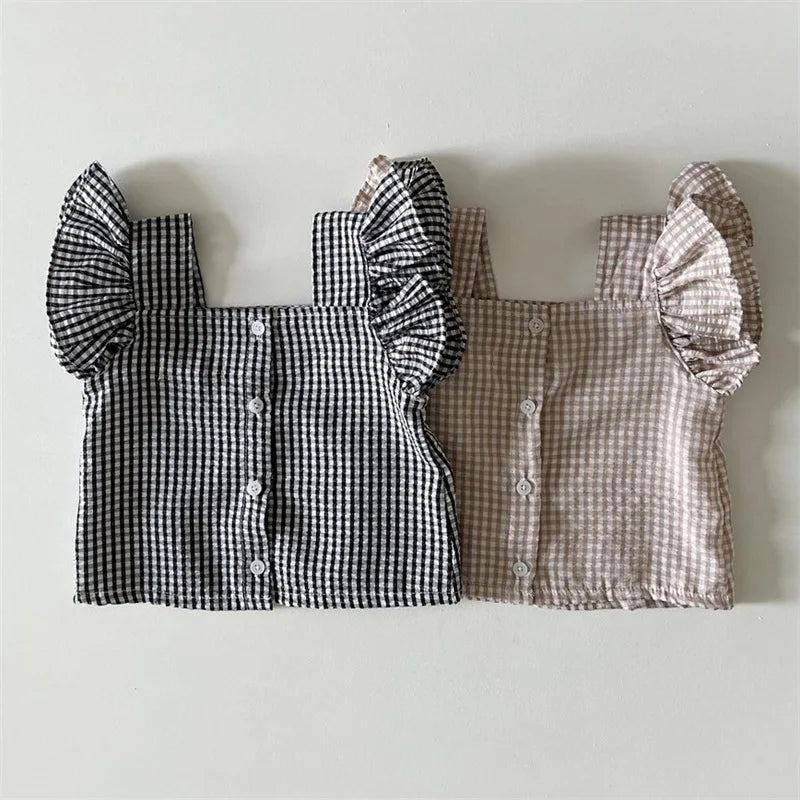 Ruffle Gingham Set | 2 Colours