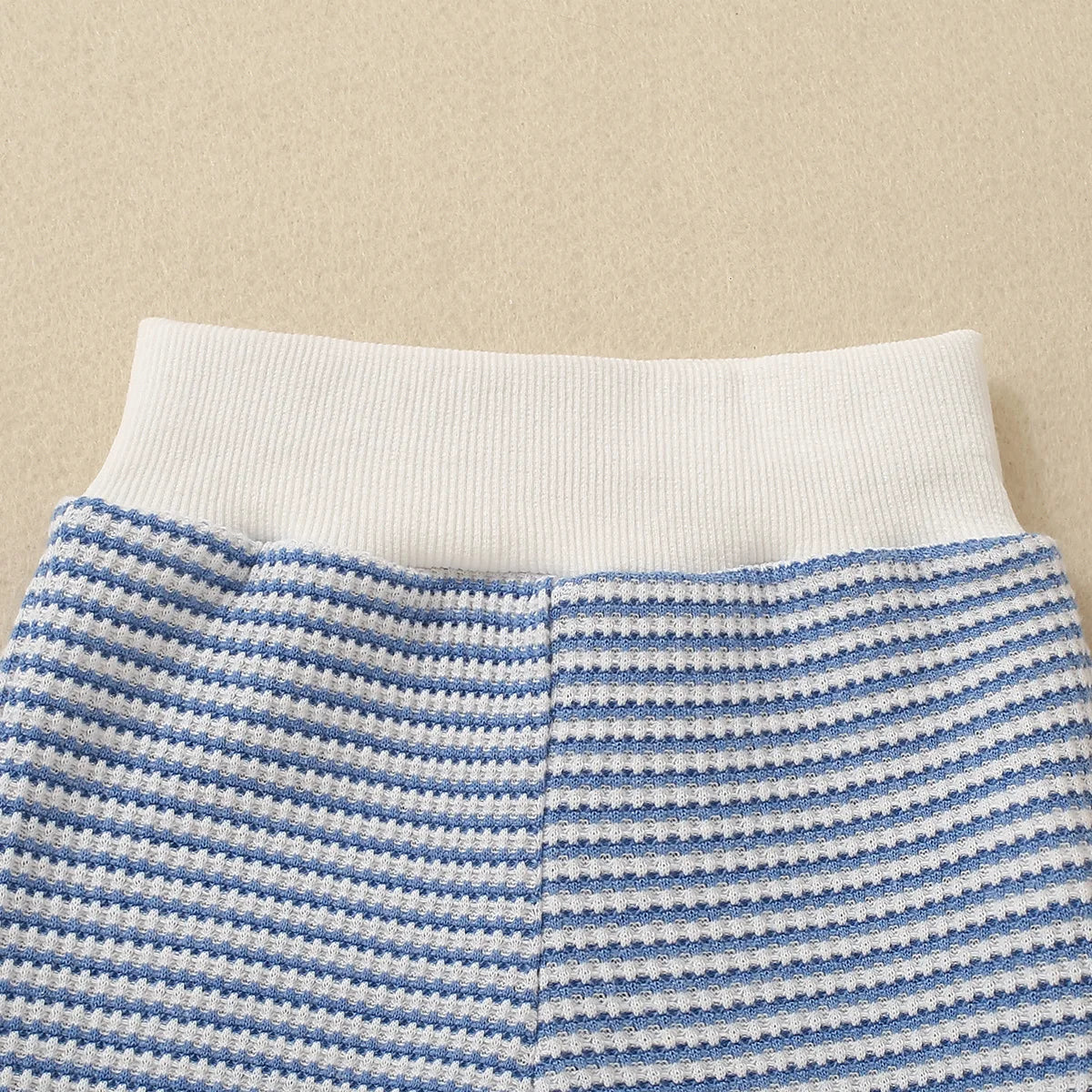 Waffle Stripe Pocket Set | Blue