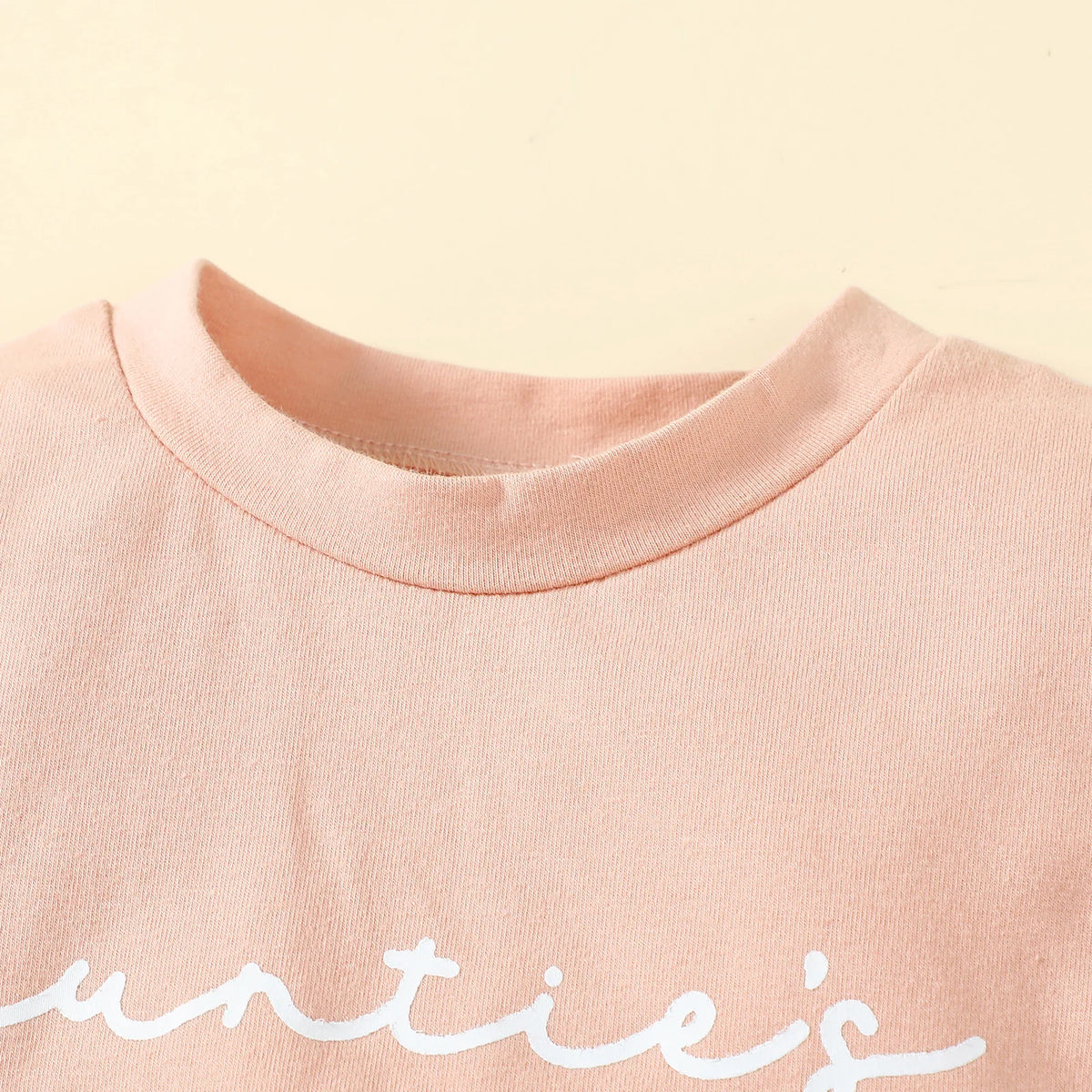 Auntie's Bestie Short Set | Peach