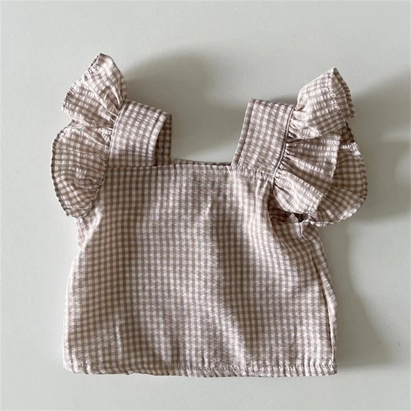 Ruffle Gingham Set | 2 Colours