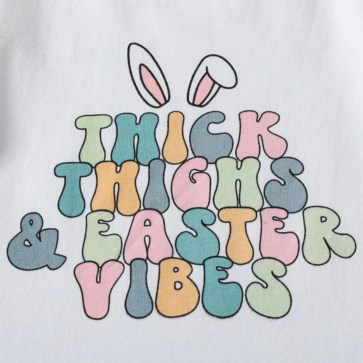 Thick Thighs & Easter Vibes Flare Set