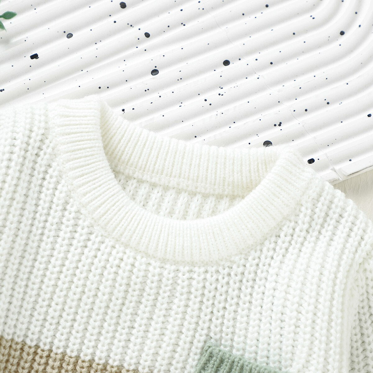 Knitted Pants & Jumper Set | Sage