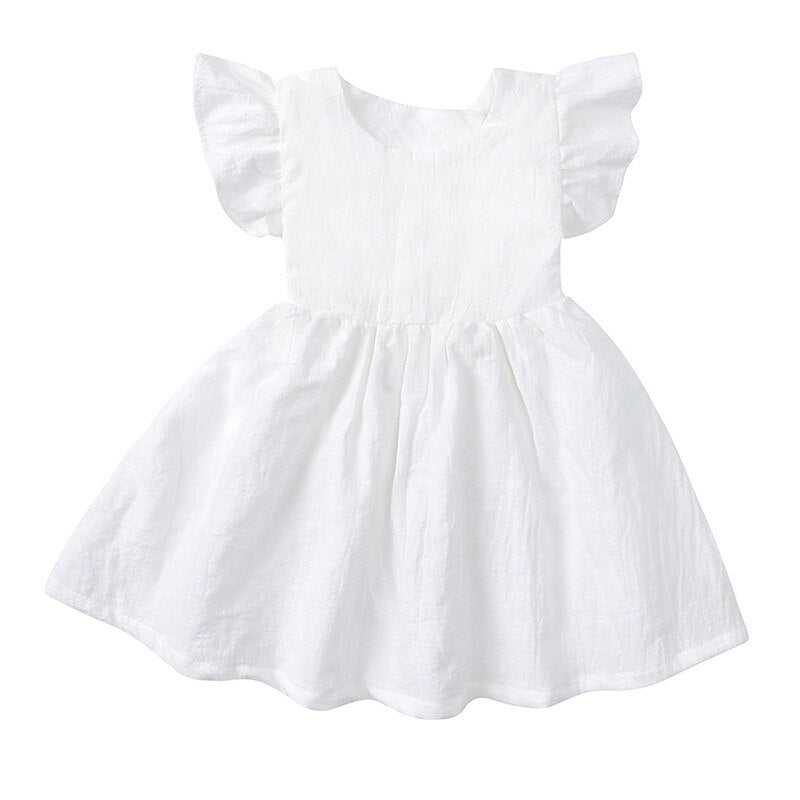 Baby white linen dress hotsell