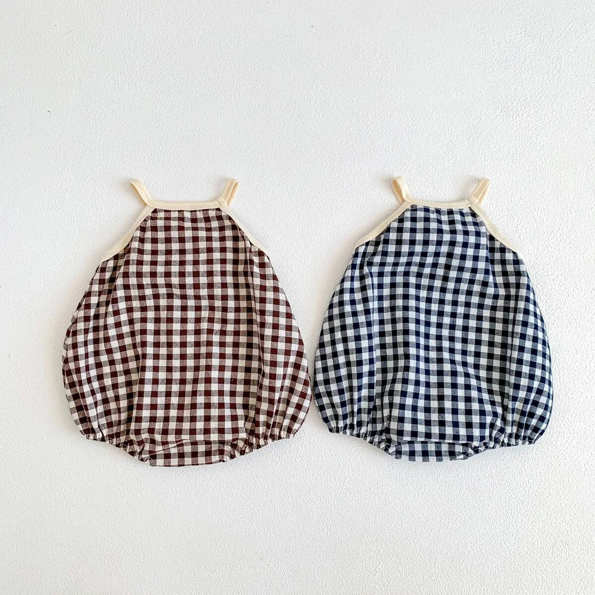 Gingham Bubble Romper | 2 Colours