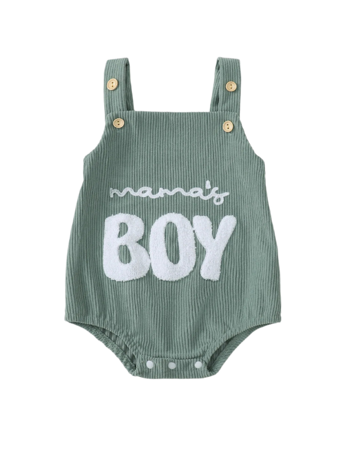 Mama's Boy Corduroy Romper | 3 Colours