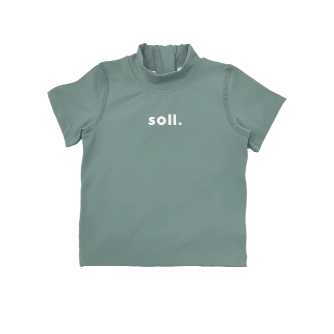 Soll. The Label - Short Sleeve Swim Vest | Sage