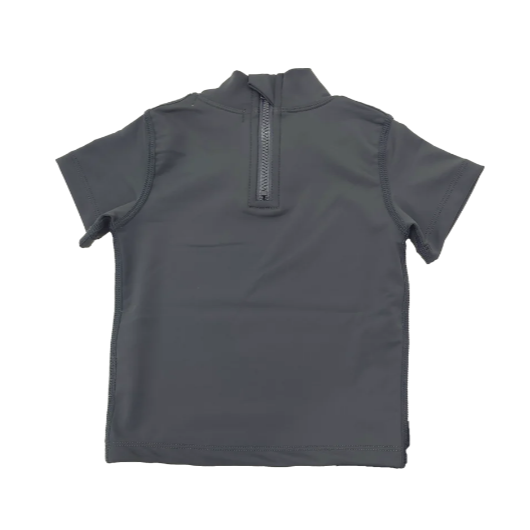 Soll. The Label - Short Sleeve Swim Vest | Charcoal