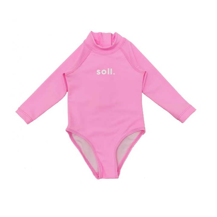 Soll. The Label - Soll Swim Long Sleeve One Piece | Pink