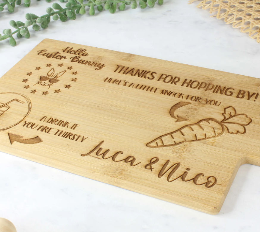 Meridian Etch - Personalised Easter Bunny Board