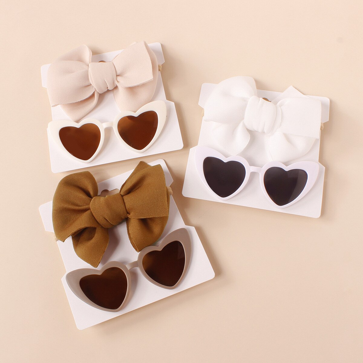 Heart Shaped Sunnies & Matching Headband | Various Colours