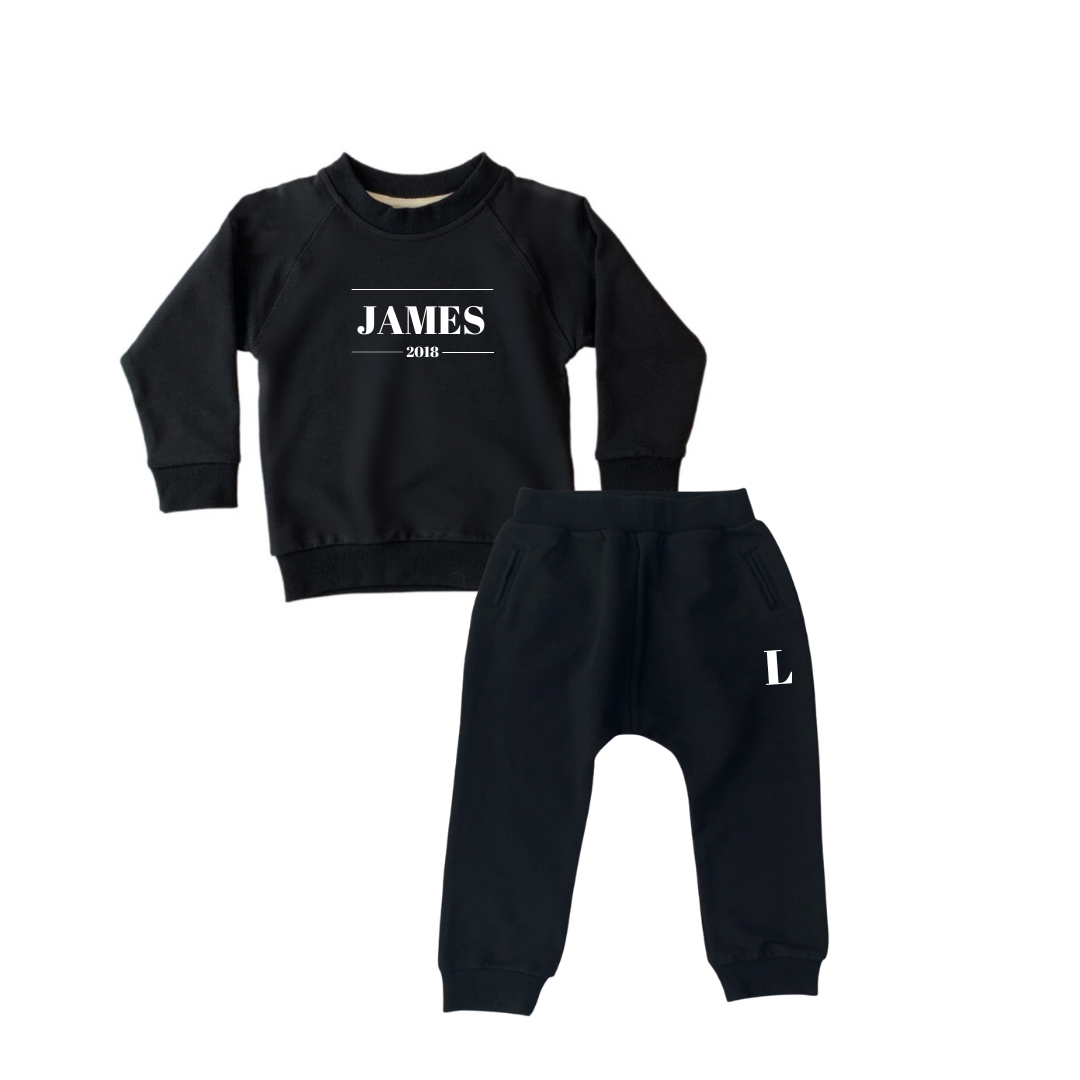 MLW By Design - Personalised Signature Tracksuit | Black