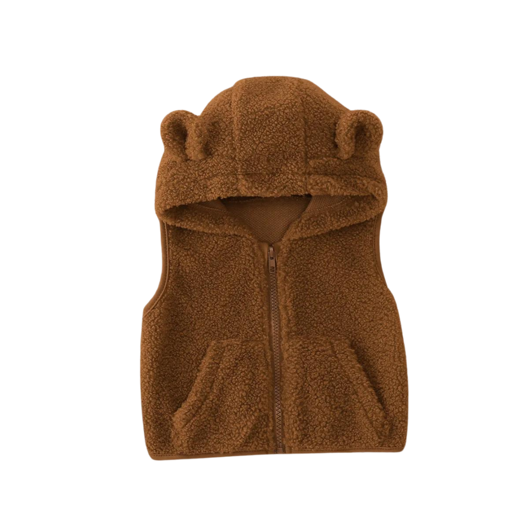 Bear Hoodie Vest
