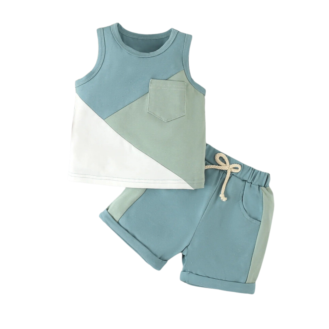 Isaiah Tank Set | Blue