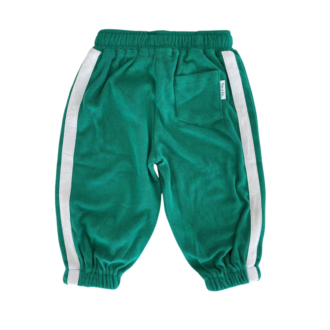 Trio & Co. -  Terry Pant | Sea Green