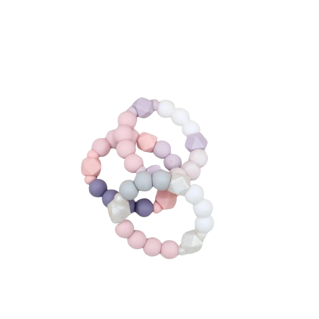 CMC GOLD - Triple Toned Silicone Teether