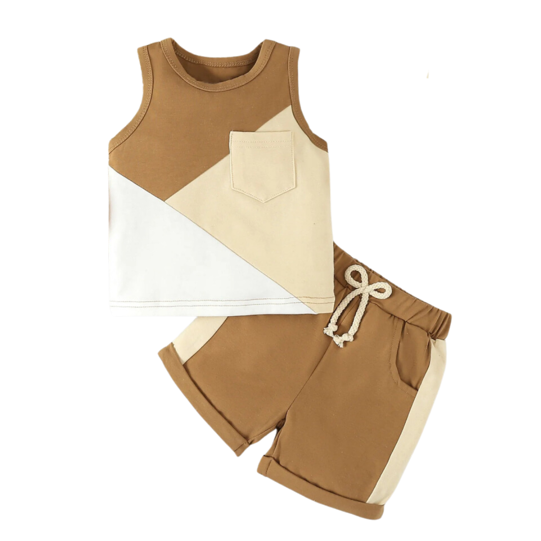 Isaiah Tank Set | Brown