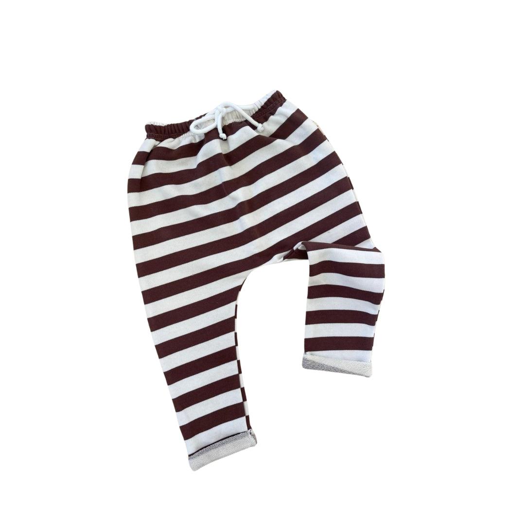 Bobby G Baby Wear - Sunny Pant | Chocolate Stripe