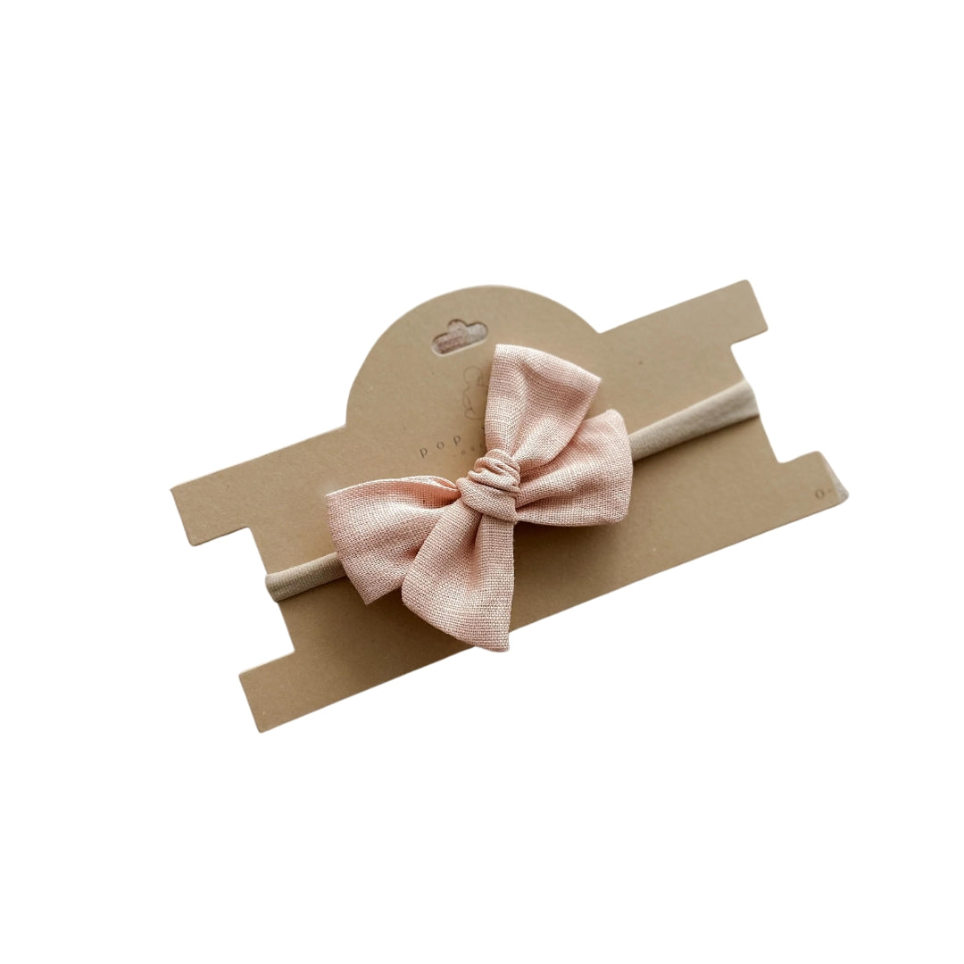 Pop Ya Tot - Baby Bow Headband | Blush