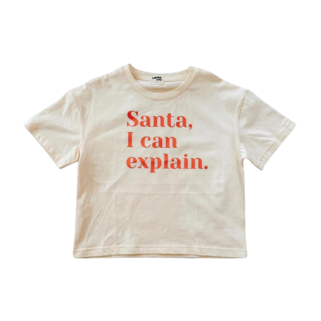 Lipoa Baby - Handmade Santa T-shirt