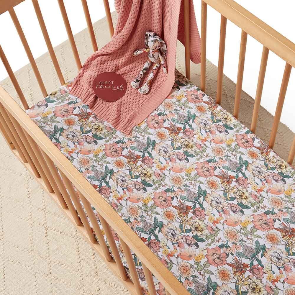 Snuggle Hunny Kids - Organic Fitted Cot Sheet | Australiana