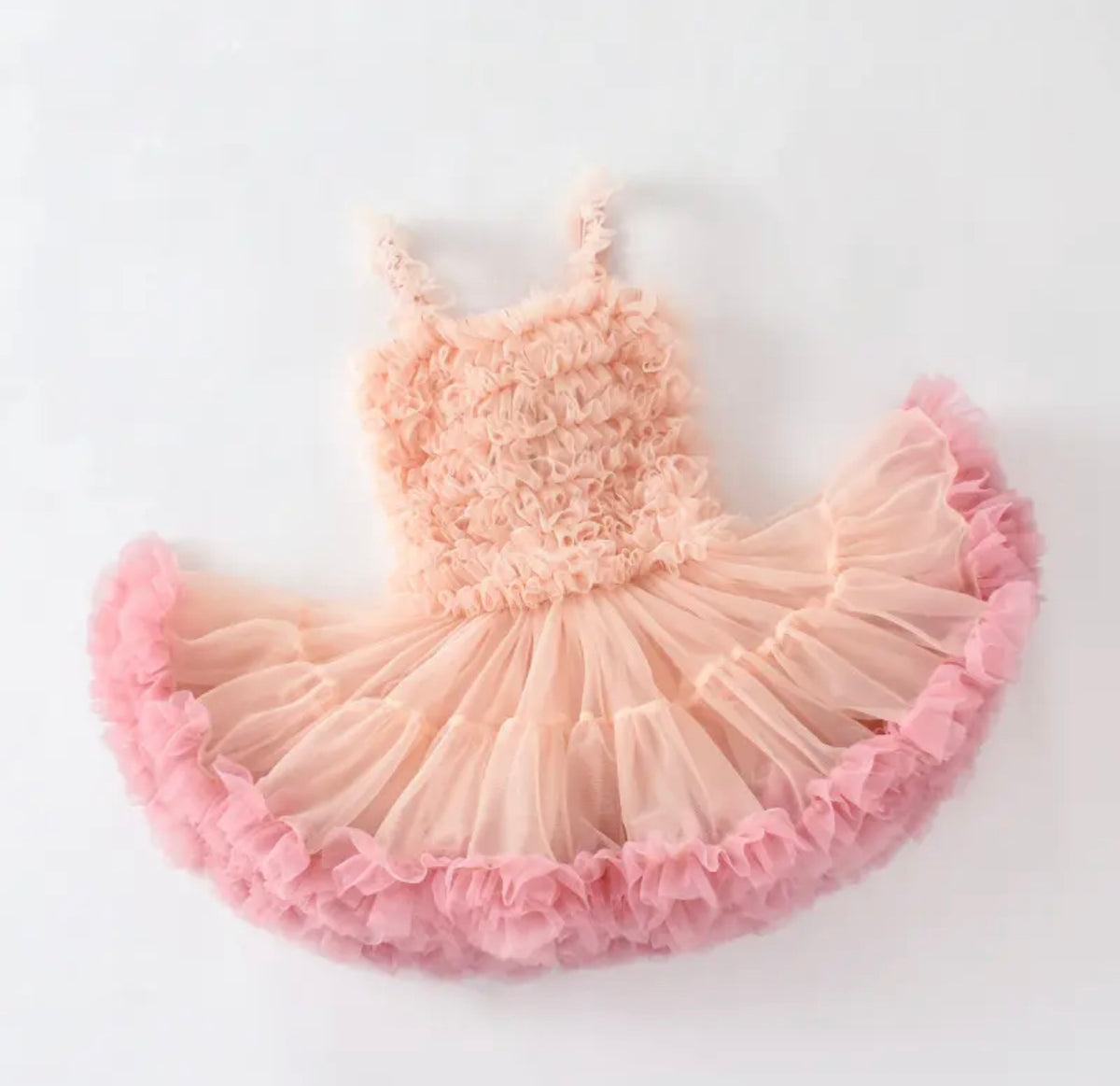 Petticoat Princess - Peach & Coral Pettidress