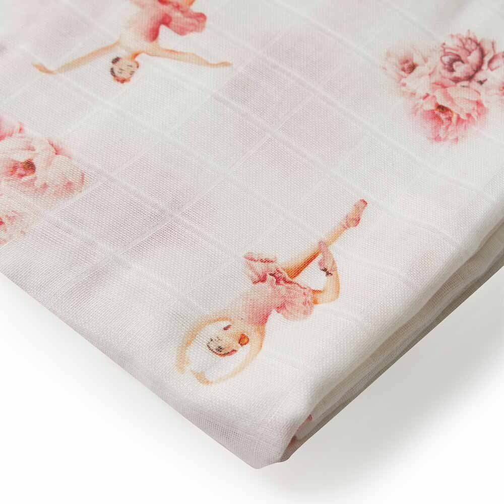 Snuggle Hunny Kids - Organic Muslin Wrap | Ballerina