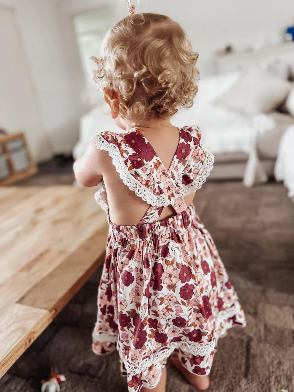 Ruby & Elle - Berry Bloom Pinafore