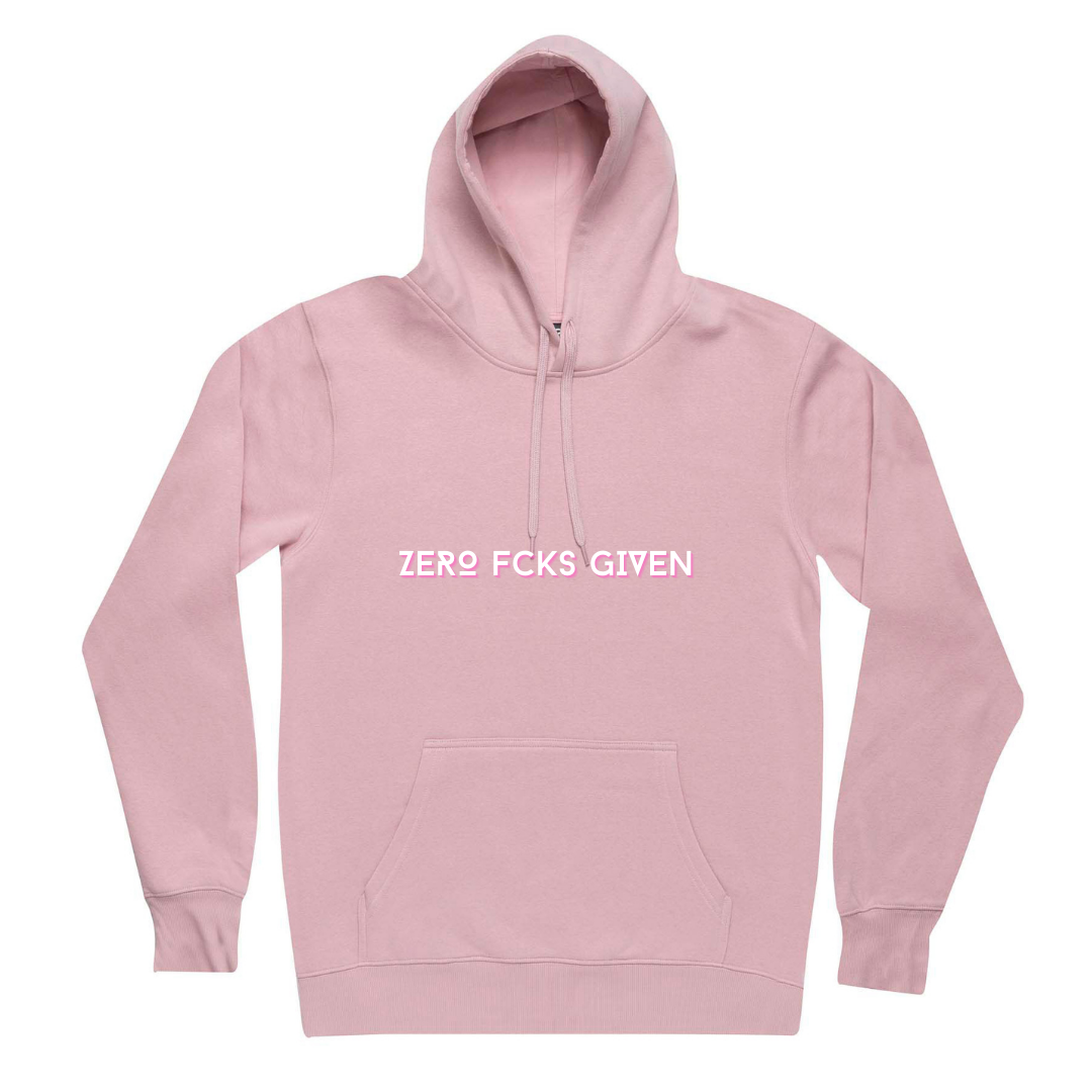 MLW By Design - Zro FCKS Adult Fleece Hoodie | Pink or Black