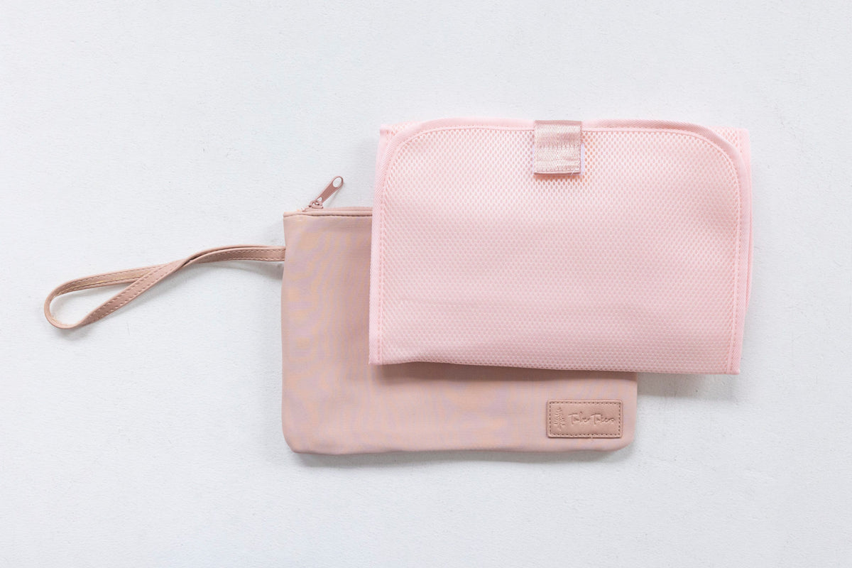 Timber Tinkers - Personalised Neoprene Nappy Bag | Blush