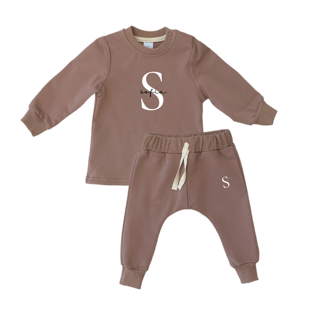 MLW By Design - Personalised Luxe Tracksuit | Swiss Mocha