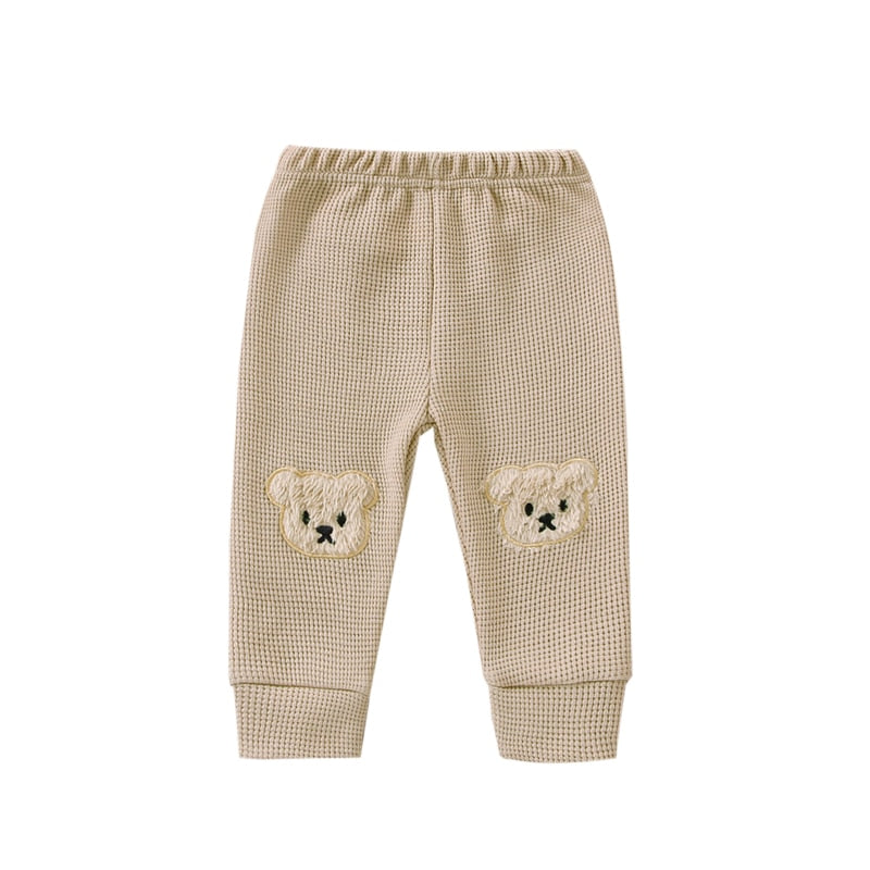 Waffle Teddy Pants | Tan