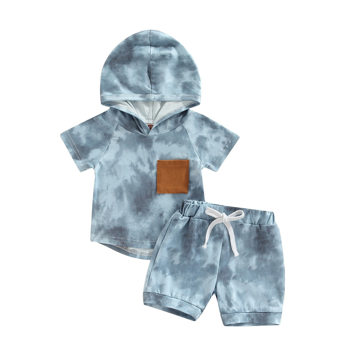 Long Back Tie Dye Set | Blue