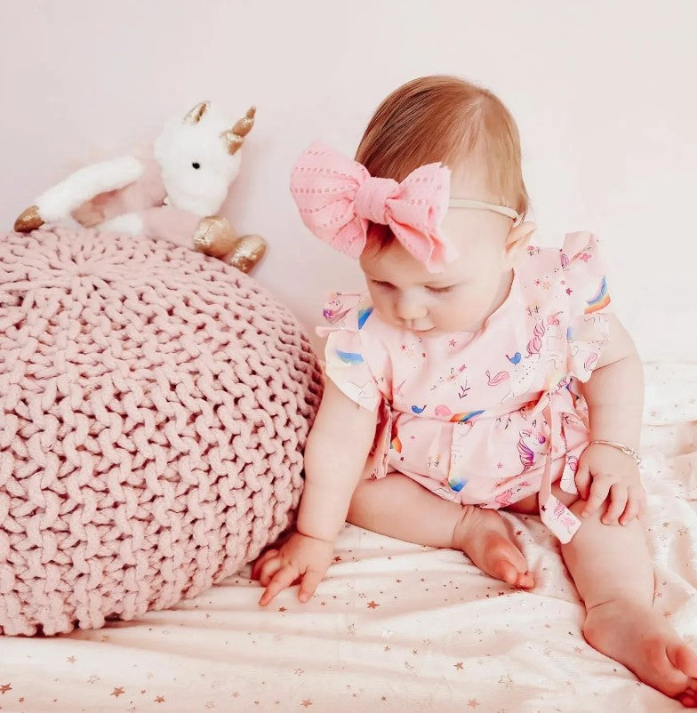 Unicorn Bow Romper