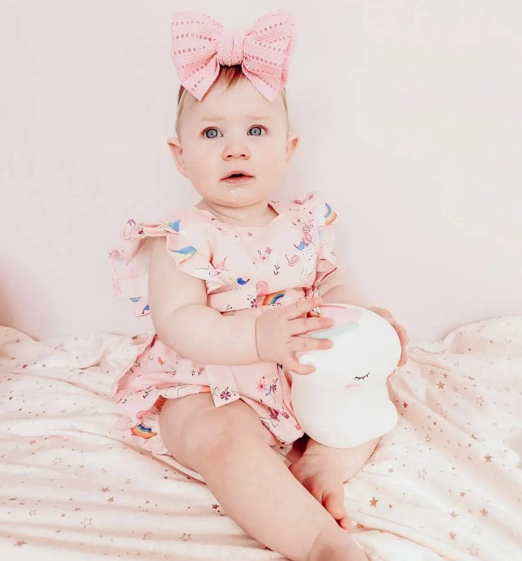 Unicorn Bow Romper